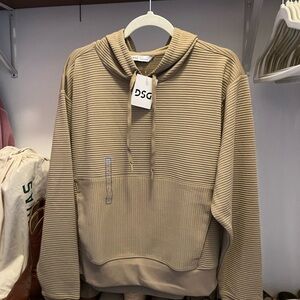 DSG Tan Ribbed Hoodie